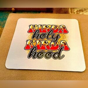 Hand Pressed Mouse Pad!  Brand New!